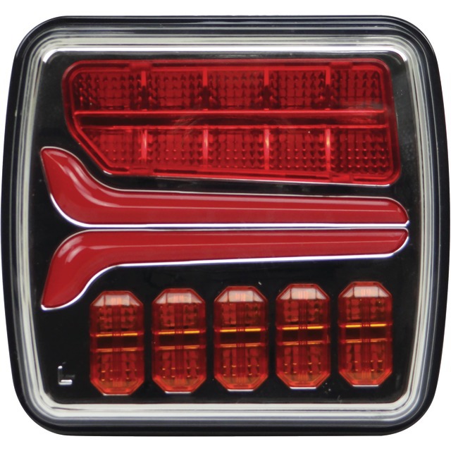 FEU Arriere Gauche Dynamique Carre 4 Fonctions LED 12-24V référence fournisseur 1216780B